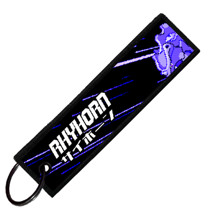 "JAPANESE RHYHORN" CUSTOM KEY TAG