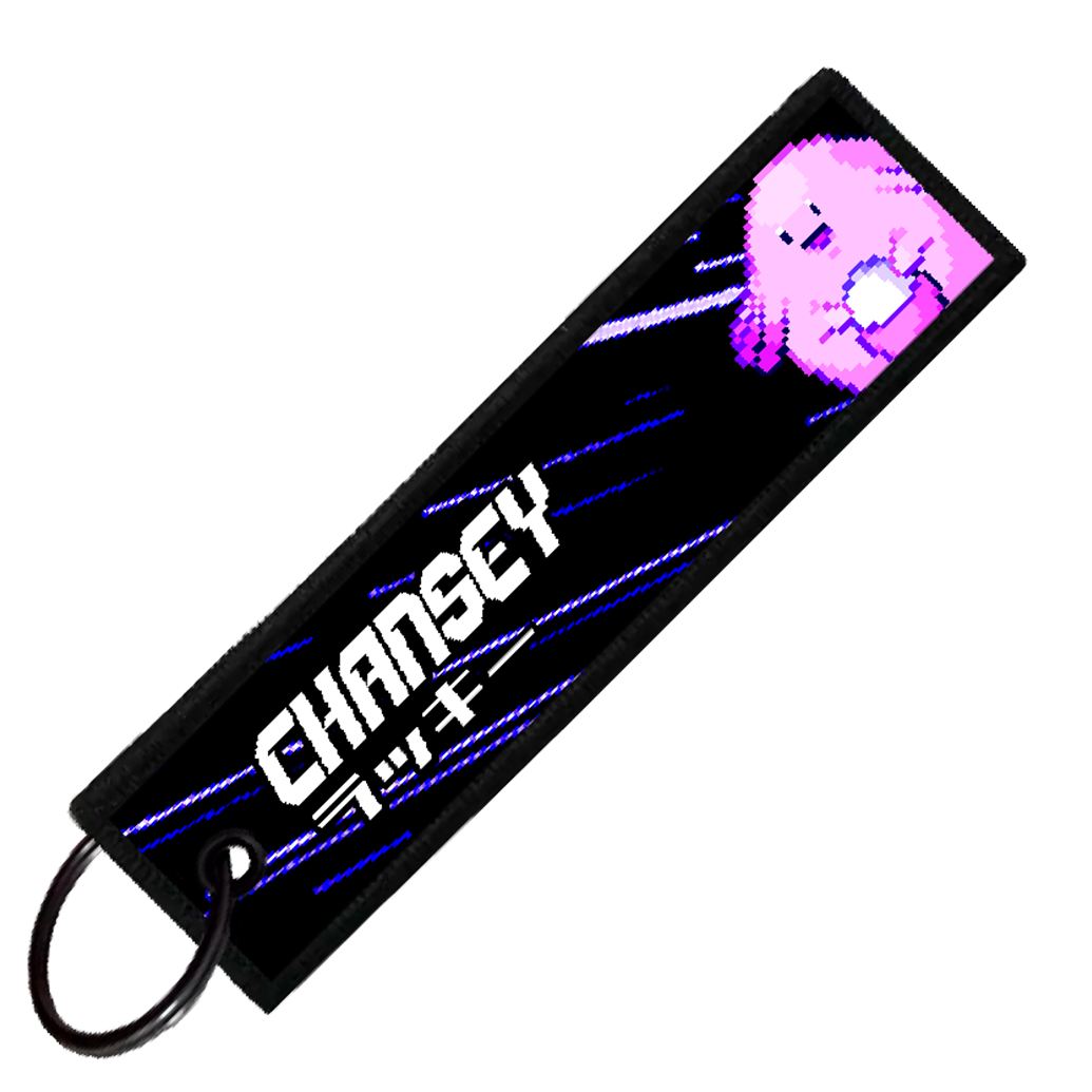 "JAPANESE CHANSEY" CUSTOM KEY TAG