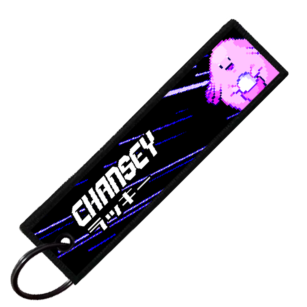 "JAPANESE CHANSEY" CUSTOM KEY TAG