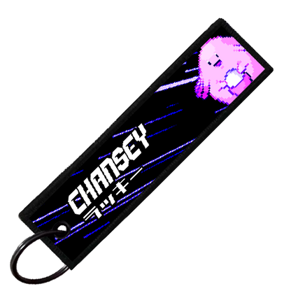 "JAPANESE CHANSEY" CUSTOM KEY TAG