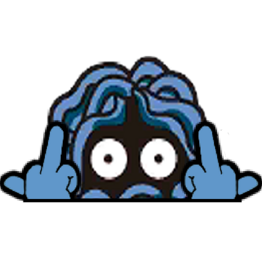 "TANGELA  HEAD" WINDOW PEEKER