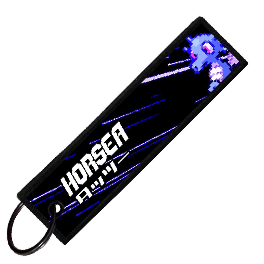 "JAPANESE HORSEA" CUSTOM KEY TAG