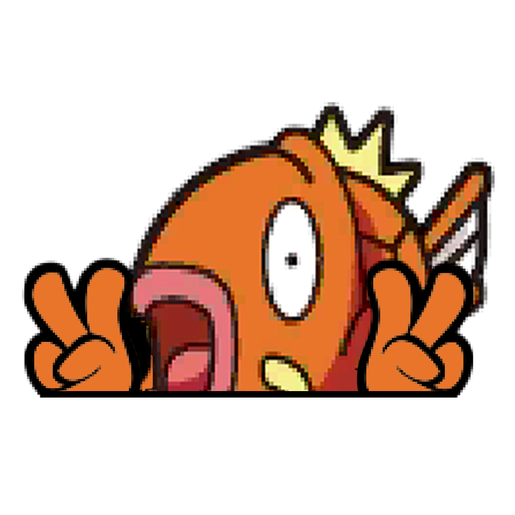 "MAGIKARP HEAD" WINDOW PEEKER