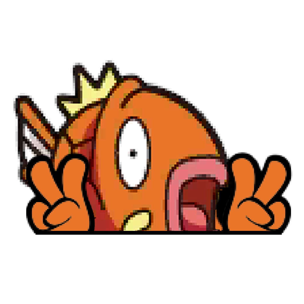 "MAGIKARP HEAD" WINDOW PEEKER