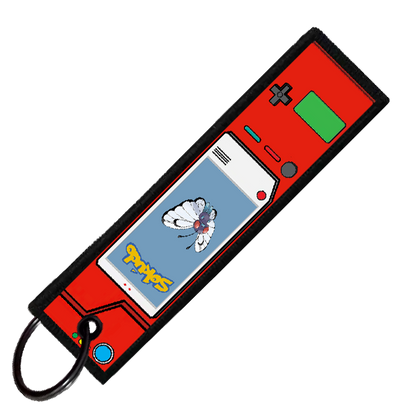 "BUTTERFREE POKEDEX" CUSTOM KEY TAG