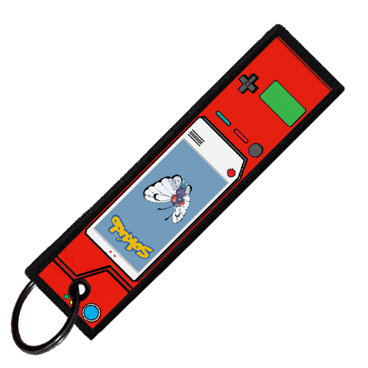 "BUTTERFREE POKEDEX" CUSTOM KEY TAG