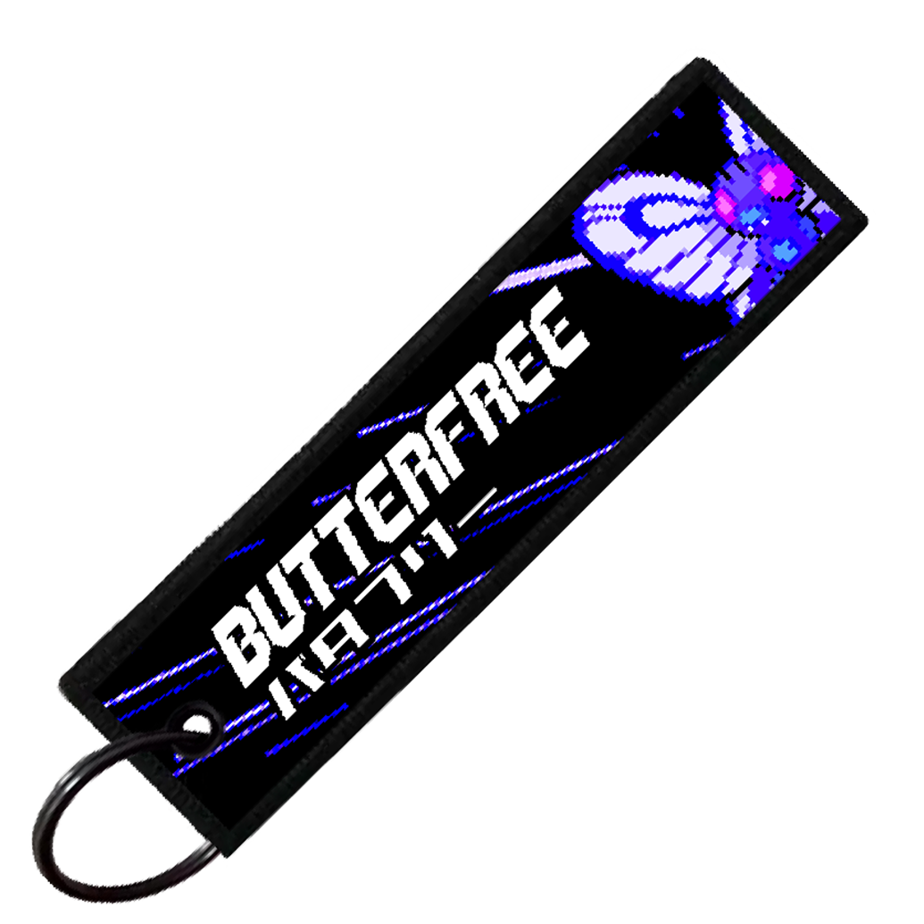 "JAPANESE BUTTERFREE" CUSTOM KEY TAG