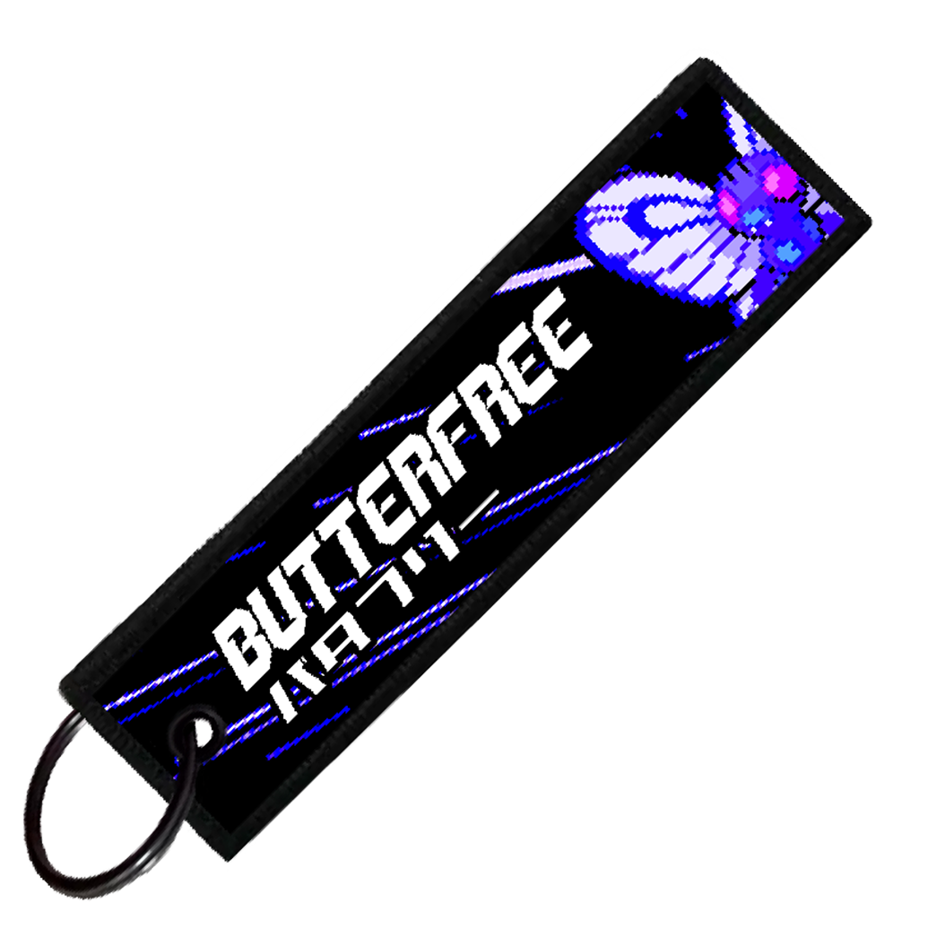 "JAPANESE BUTTERFREE" CUSTOM KEY TAG