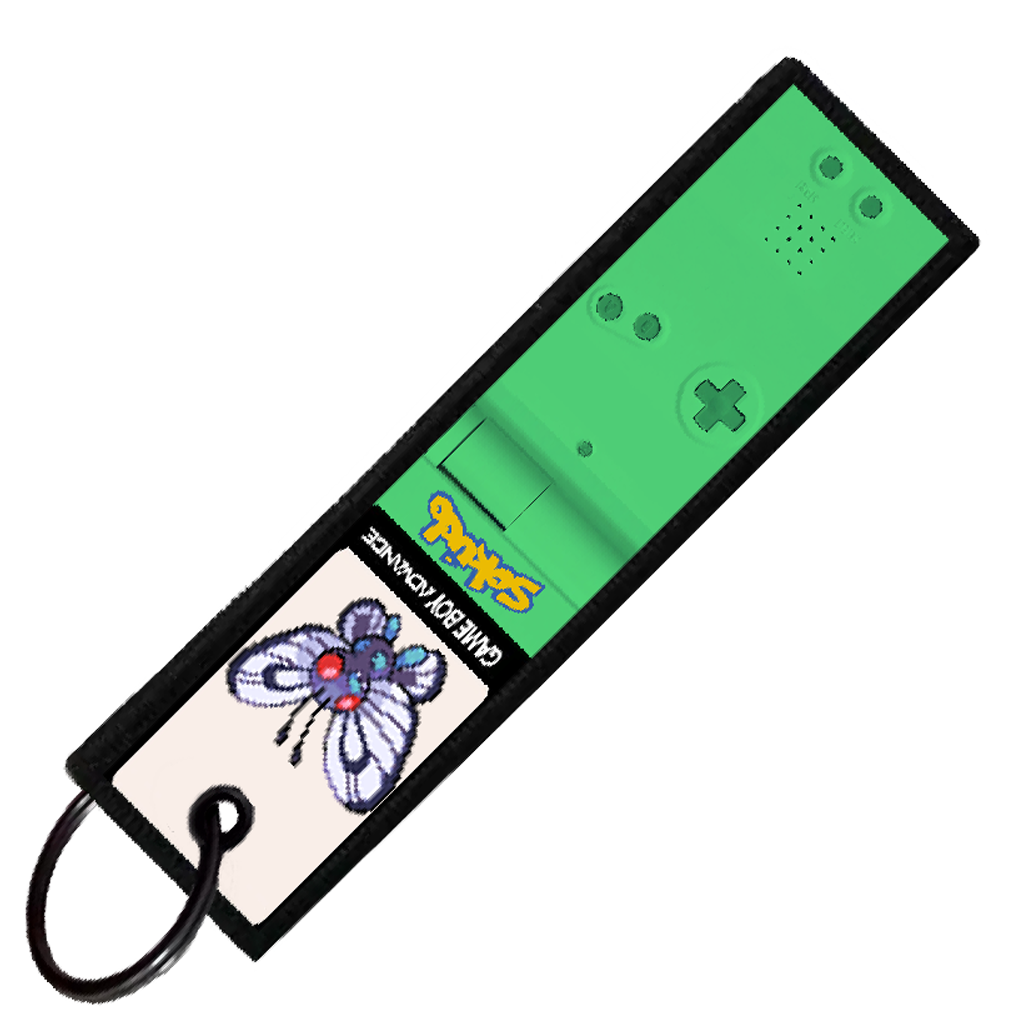 "BUTTERFREE GAMEBOY" CUSTOM KEY TAG