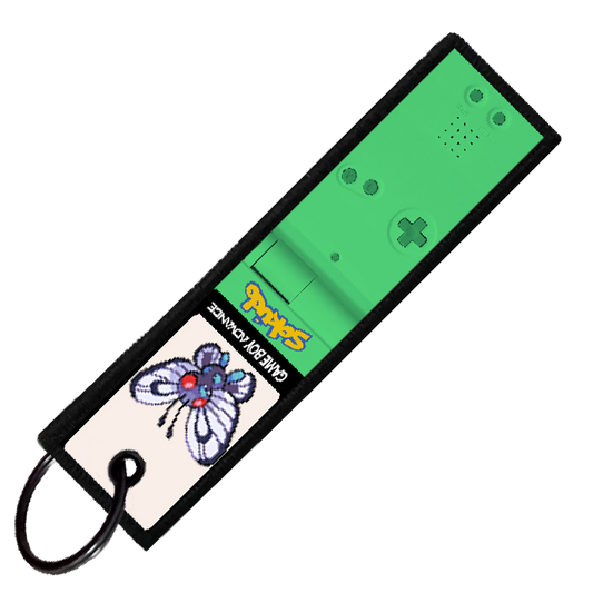 "BUTTERFREE GAMEBOY" CUSTOM KEY TAG