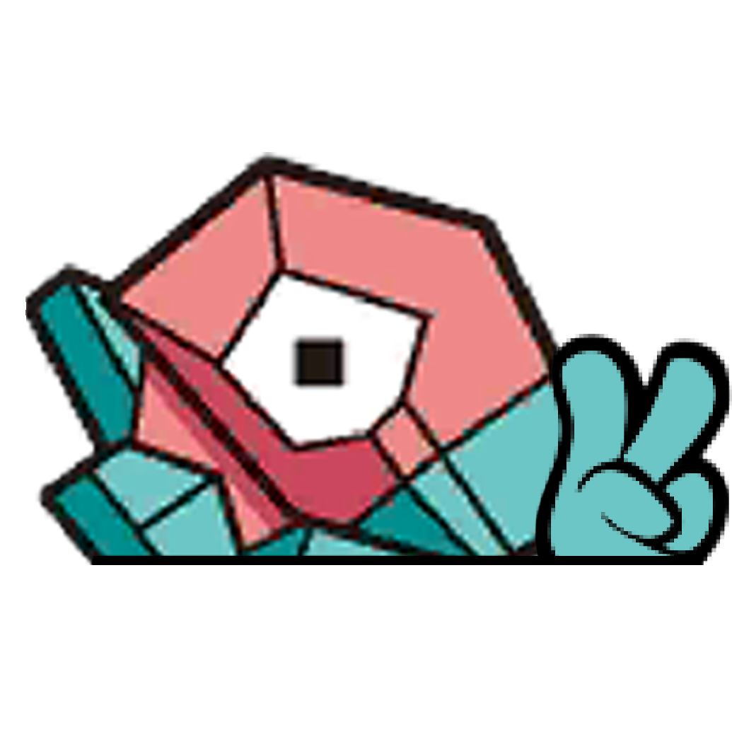 "PORYGON HEAD" WINDOW PEEKER