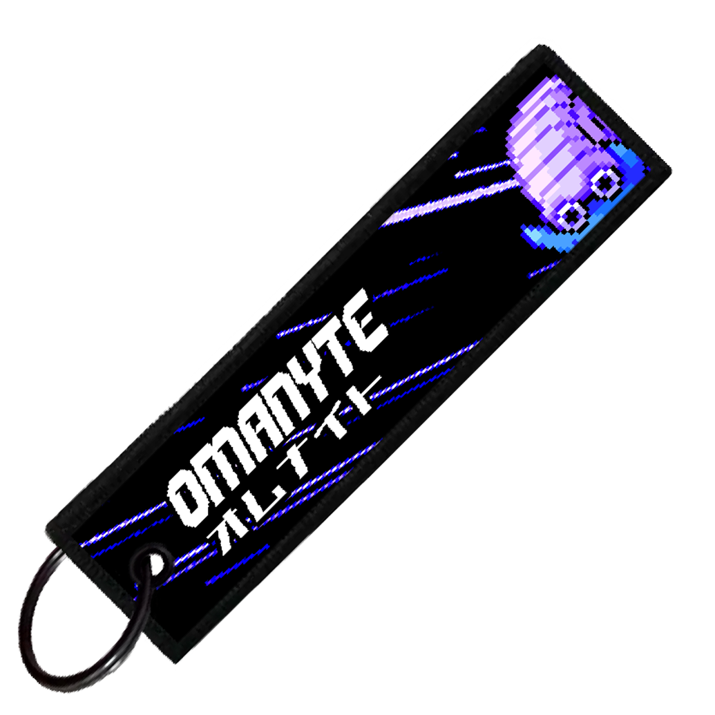 "JAPANESE OMANYTE" CUSTOM KEY TAG