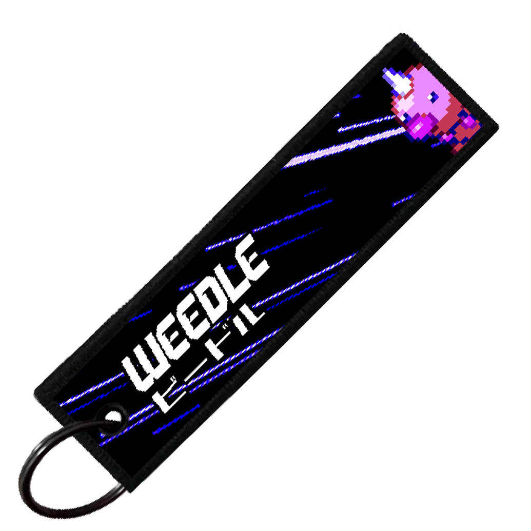 "JAPANESE WEEDLE" CUSTOM KEY TAG