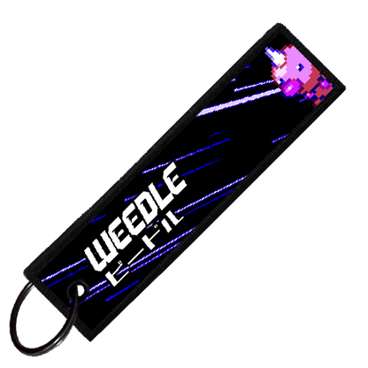 "JAPANESE WEEDLE" CUSTOM KEY TAG