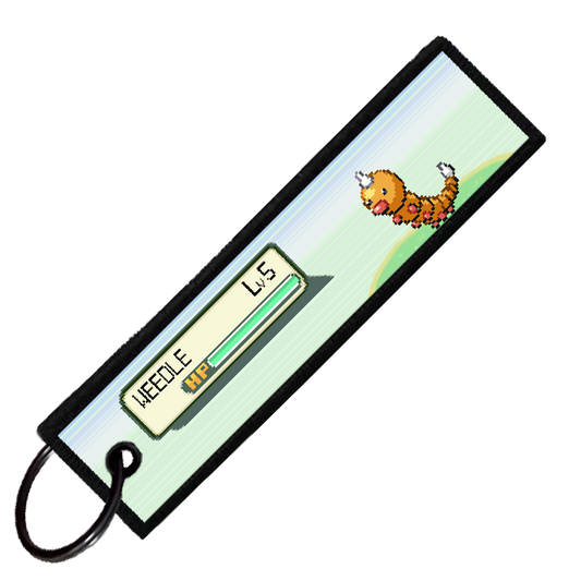 "WEEDLE BATTLE ENCOUNTER" CUSTOM KEY TAG
