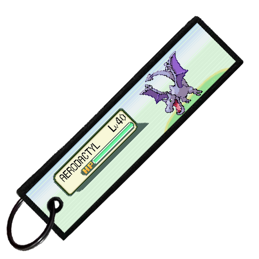 "AERODACTYL BATTLE ENCOUNTER" CUSTOM KEY TAG