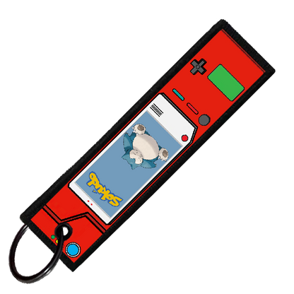 "SNORLAX POKEDEX" CUSTOM KEY TAG