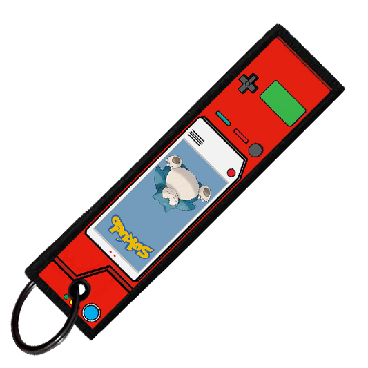 "SNORLAX POKEDEX" CUSTOM KEY TAG