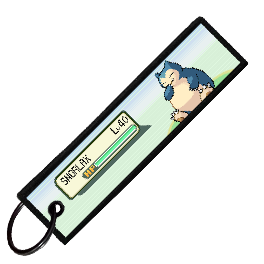 "SNORLAX BATTLE ENCOUNTER" CUSTOM KEY TAG