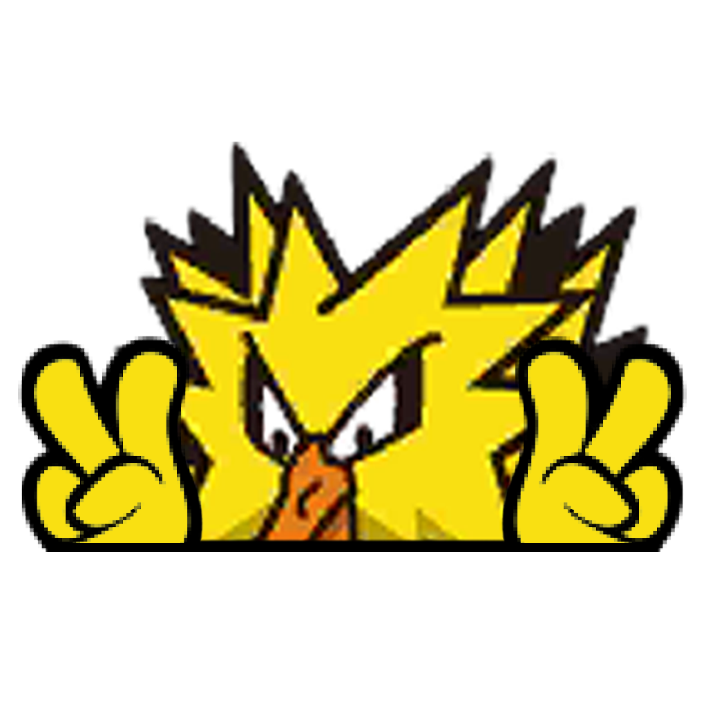 "ZAPDOS HEAD" WINDOW PEEKER