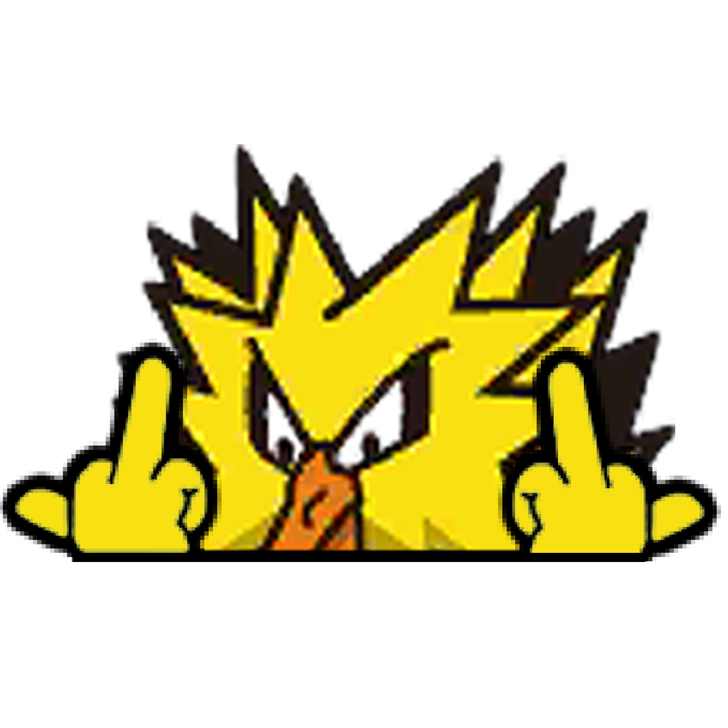 "ZAPDOS HEAD" WINDOW PEEKER