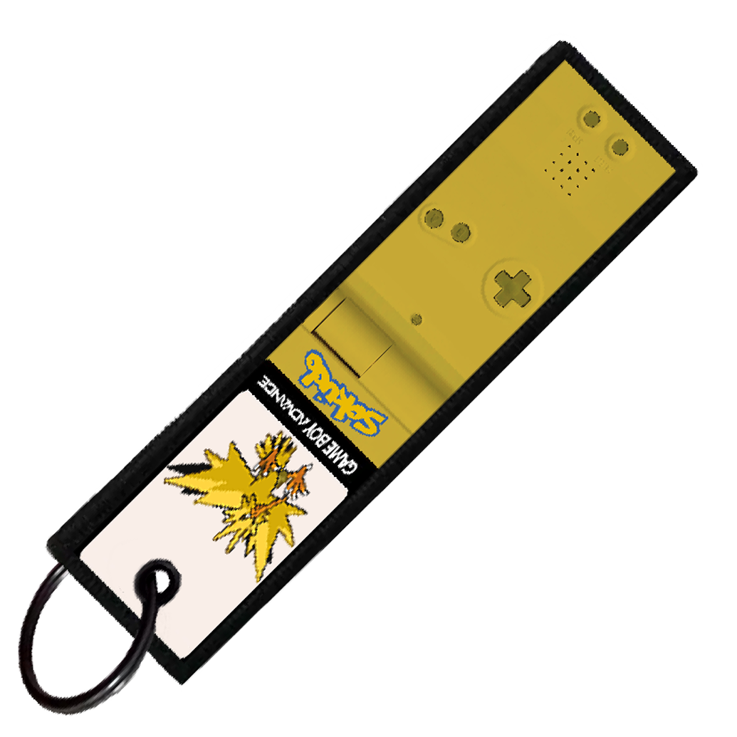 "ZAPDOS GAMEBOY" CUSTOM KEY TAG