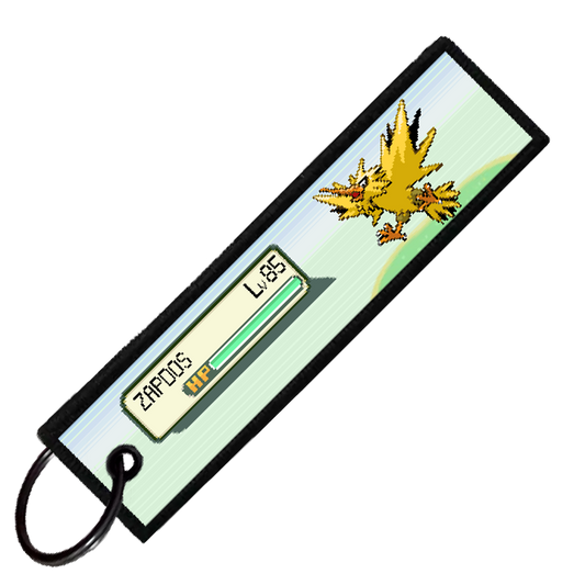 "ZAPDOS BATTLE ENCOUNTER" CUSTOM KEY TAG