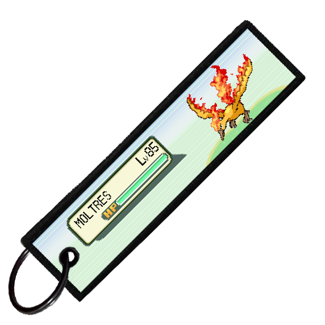 "MOLTRES BATTLE ENCOUNTER" CUSTOM KEY TAG