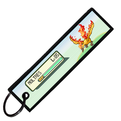 "MOLTRES BATTLE ENCOUNTER" CUSTOM KEY TAG