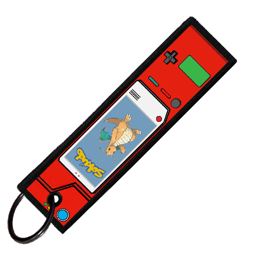 "DRAGONITE POKEDEX" CUSTOM KEY TAG