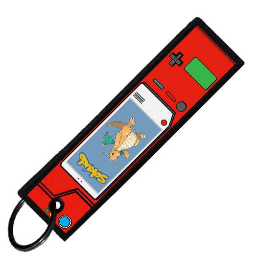 "DRAGONITE POKEDEX" CUSTOM KEY TAG