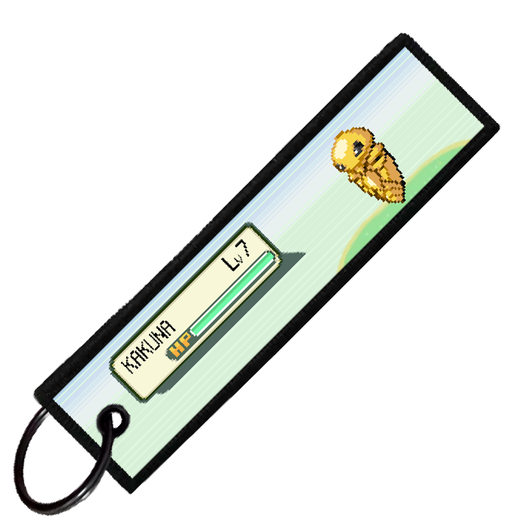 "KAKUNA BATTLE ENCOUNTER" CUSTOM KEY TAG