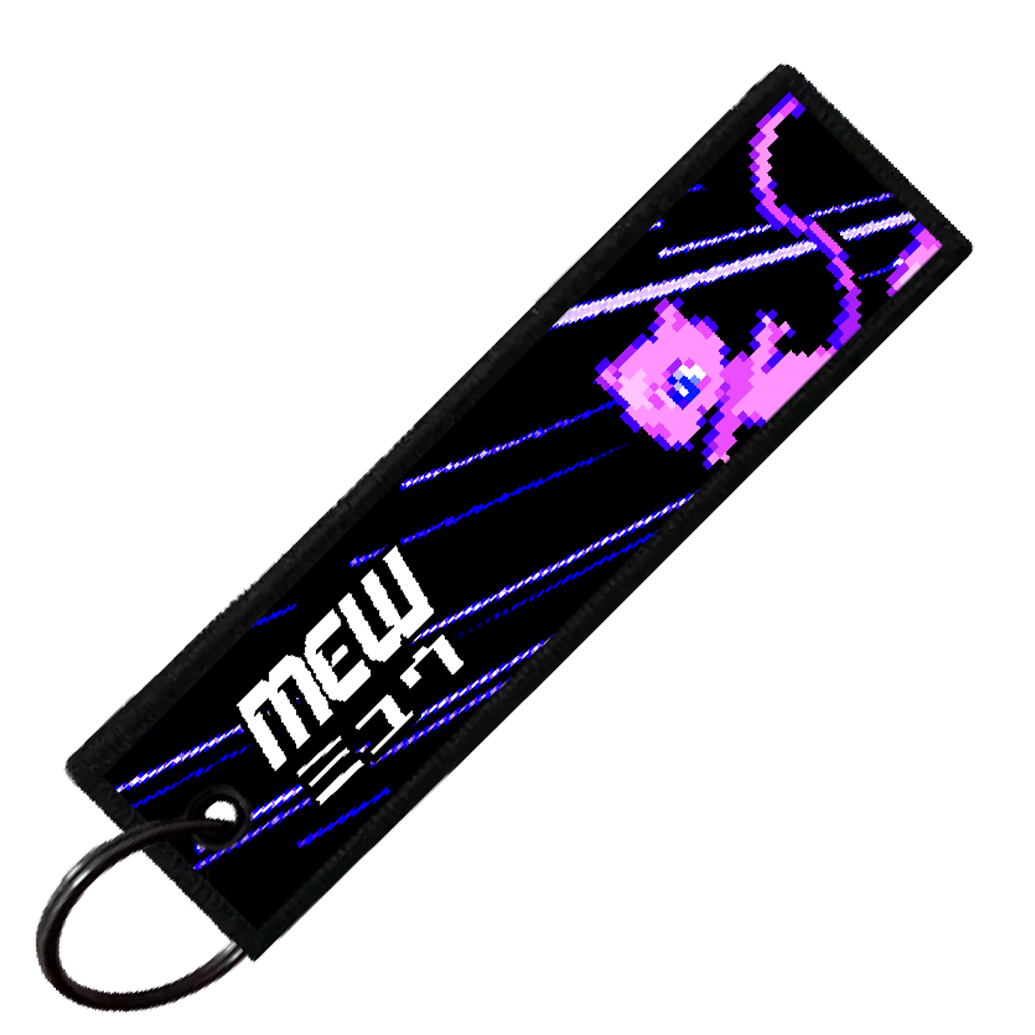 "JAPANESE MEW" CUSTOM KEY TAG