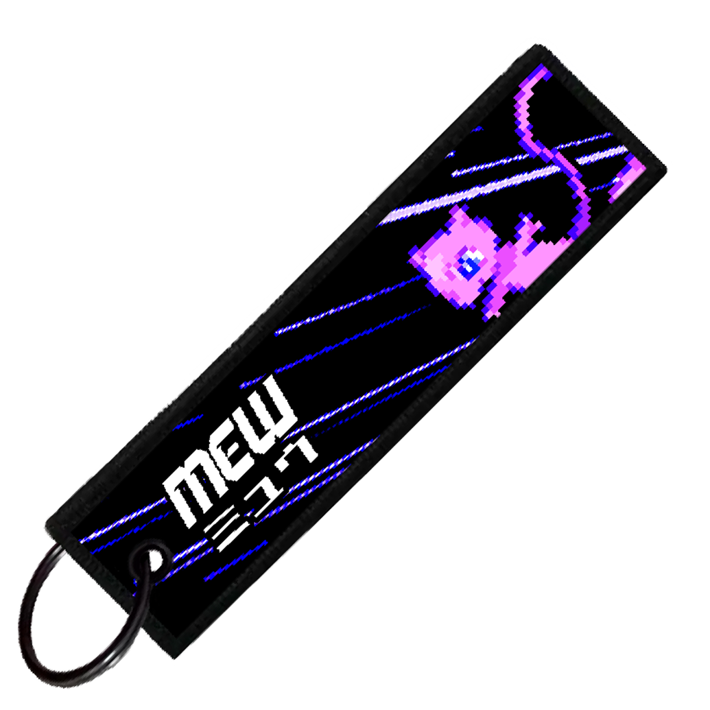 "JAPANESE MEW" CUSTOM KEY TAG