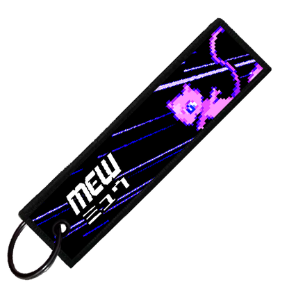 "JAPANESE MEW" CUSTOM KEY TAG