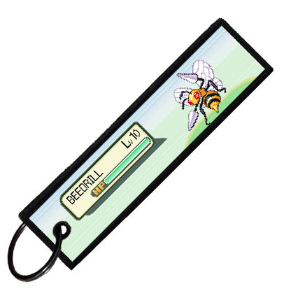 "BEEDRILL BATTLE ENCOUNTER" CUSTOM KEY TAG