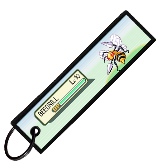 "BEEDRILL BATTLE ENCOUNTER" CUSTOM KEY TAG