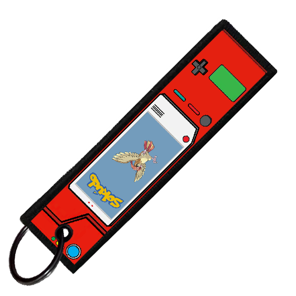 "PIDGEOTTO POKEDEX" CUSTOM KEY TAG