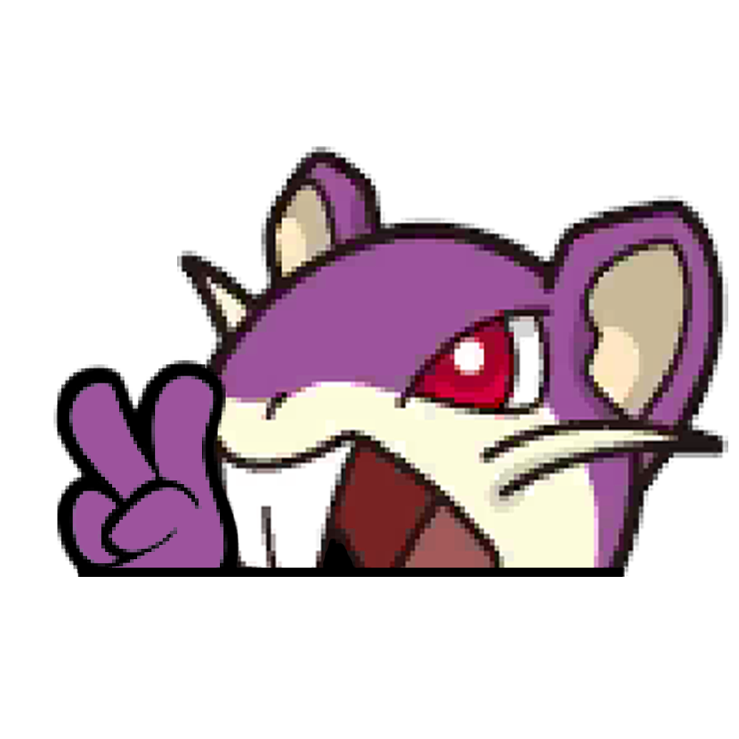 "RATTATA HEAD" WINDOW PEEKER