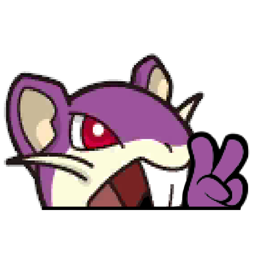 "RATTATA HEAD" WINDOW PEEKER