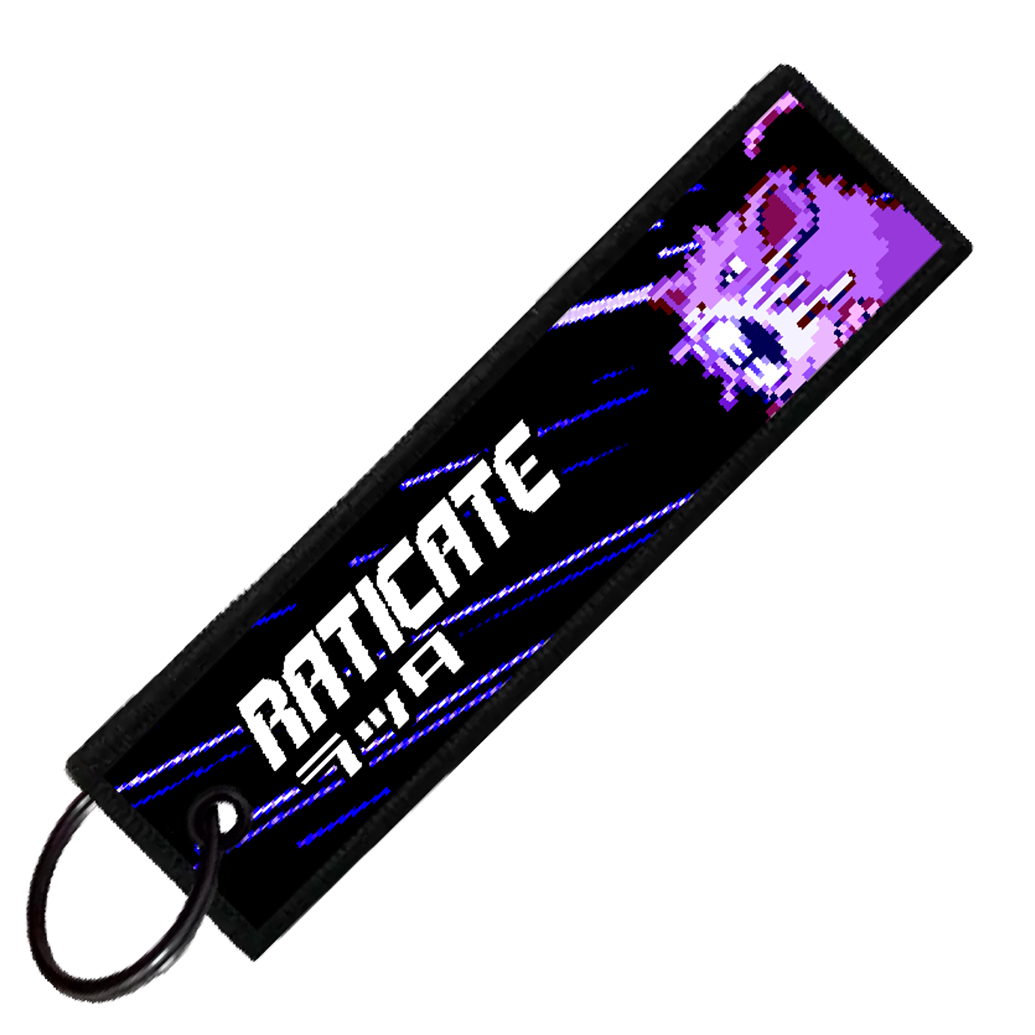 "JAPANESE RATICATE" CUSTOM KEY TAG