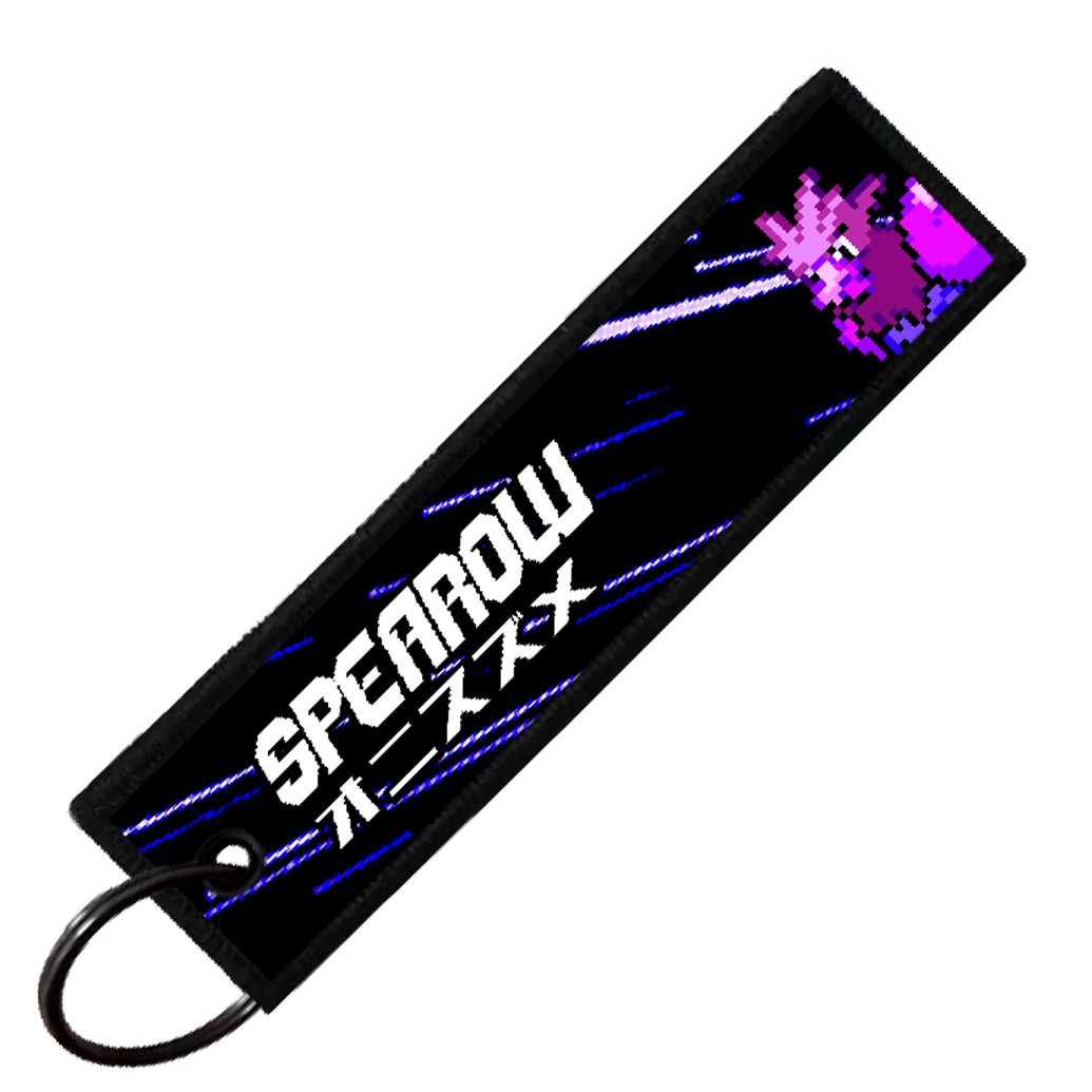 "JAPANESE SPEAROW" CUSTOM KEY TAG