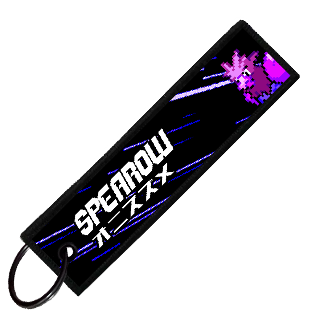 "JAPANESE SPEAROW" CUSTOM KEY TAG