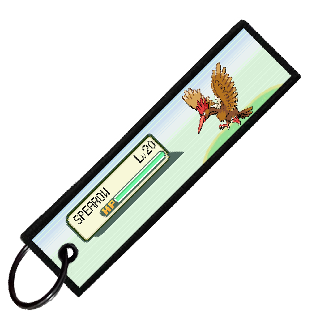 "FEAROW BATTLE ENCOUNTER" CUSTOM KEY TAG