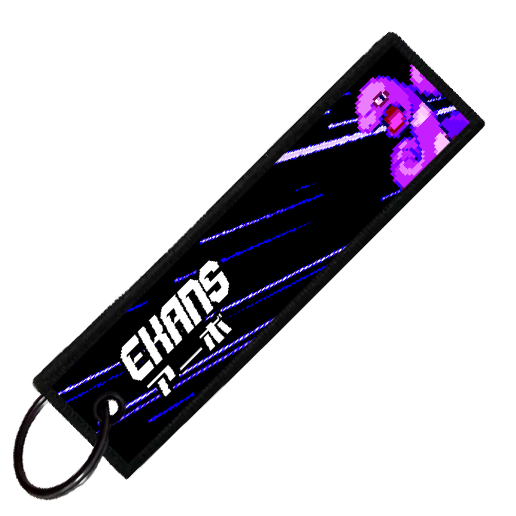 "JAPANESE EKANS" CUSTOM KEY TAG