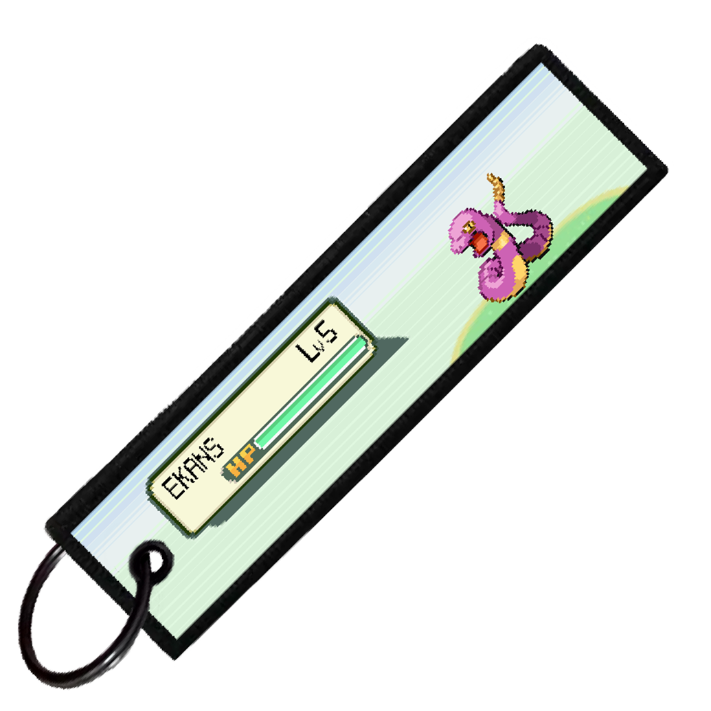 "EKANS BATTLE ENCOUNTER" CUSTOM KEY TAG