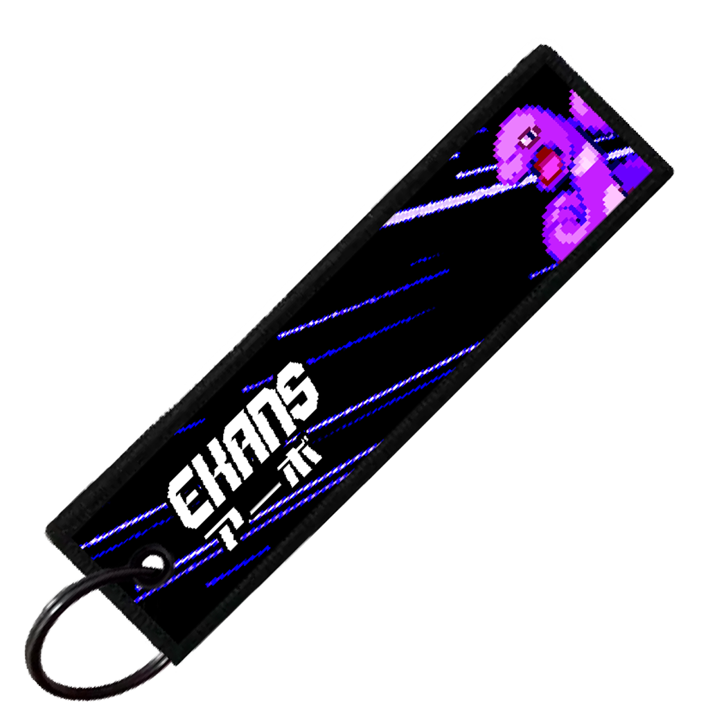 "JAPANESE EKANS" CUSTOM KEY TAG