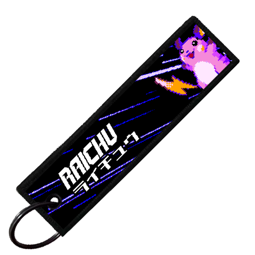 "JAPANESE RAICHU" CUSTOM KEY TAG