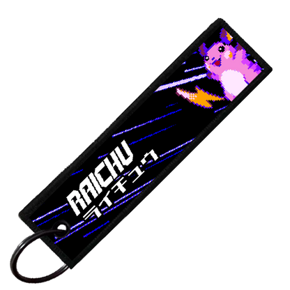 "JAPANESE RAICHU" CUSTOM KEY TAG