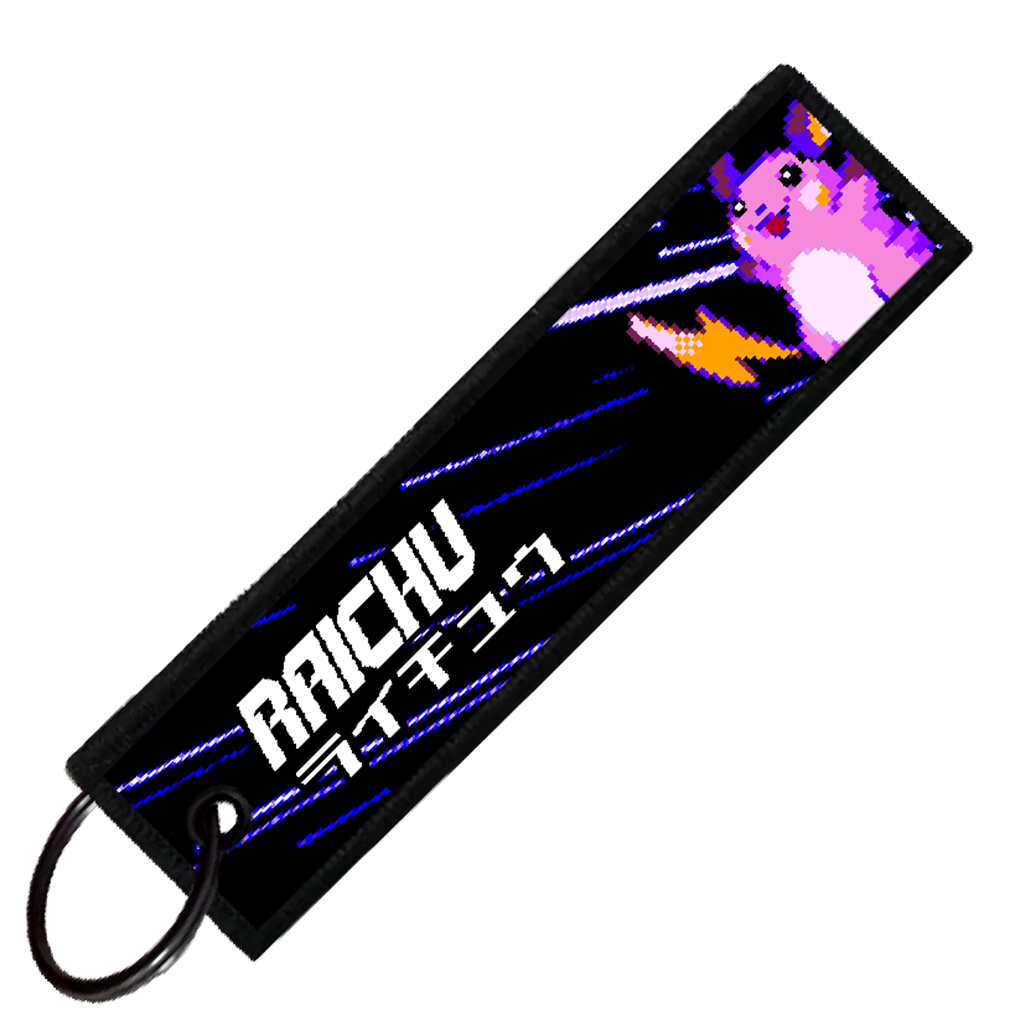 "JAPANESE RAICHU" CUSTOM KEY TAG